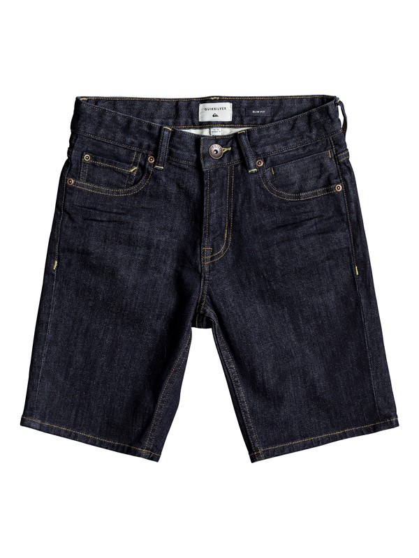 quiksilver, Distorsion Rinse - Denim Shorts, RINSE (bsnw) 0 Distorsion Rinse - Denim Shorts Blue EQBDS03052 Quiksilver