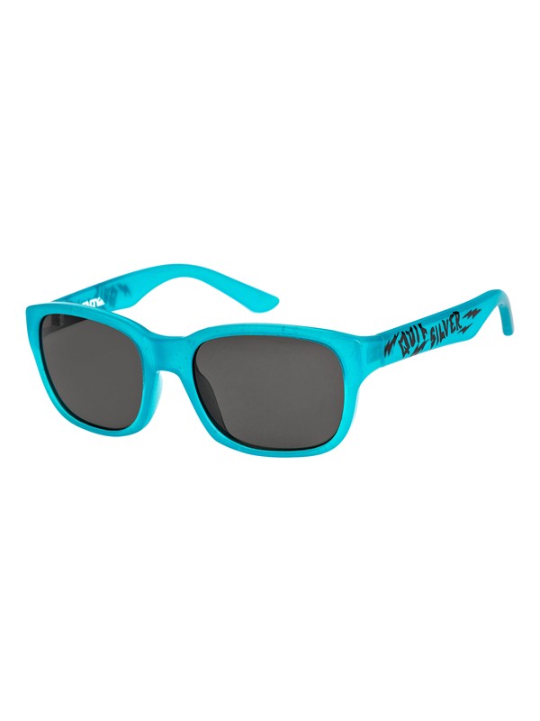 quiksilver, Salty - Lunettes de soleil, SHINY CRYSTAL BLUE GLOW-PRINT/ (xbbk) 0 Salty - Lunettes de soleil Bleu EQBEY03000 Quiksilver