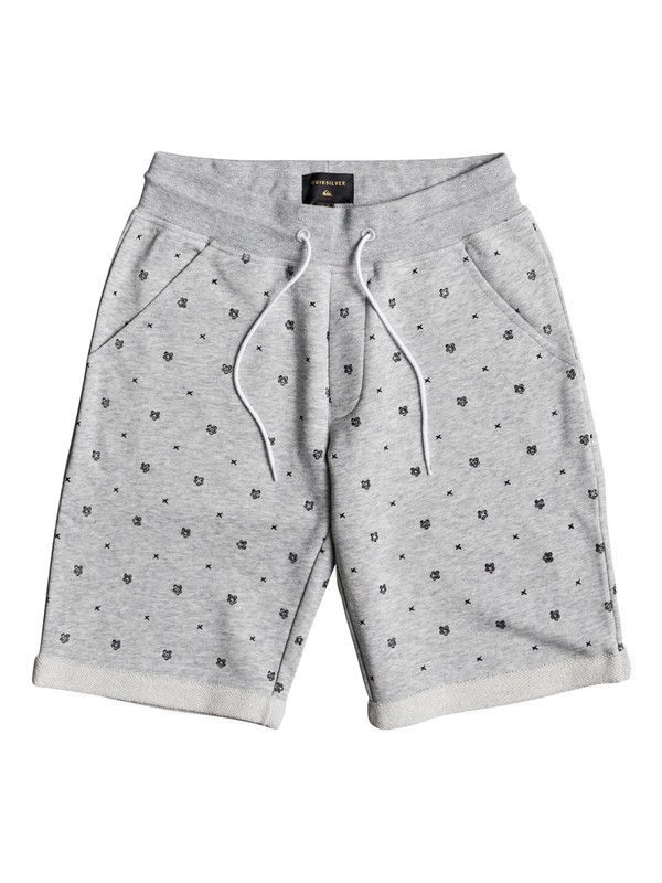 quiksilver, Masento - Bermuda felpati, LIGHT GREY HEATHER (sjsh) 0 Masento - Bermuda felpati Gray EQBFB03062 Quiksilver