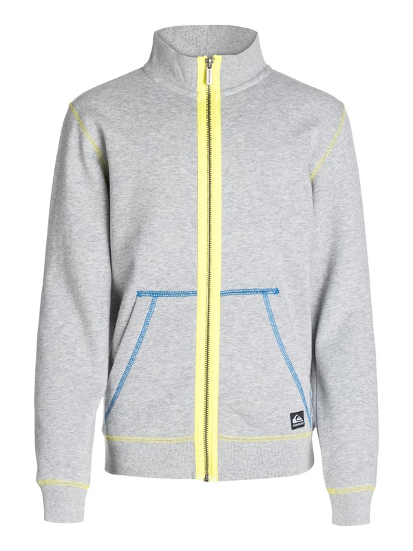 quiksilver, BAHINE FULL ZIP YOUTH, ATHLETIC HEATHER (sznh) 0 BAHINE FULL ZIP YOUTH EQBFT00088 Quiksilver