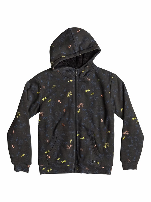 Allover Sherpa Ghetto EQBFT03112 0 Allover Sherpa Ghetto - Sudadera con capucha EQBFT03112 Quiksilver