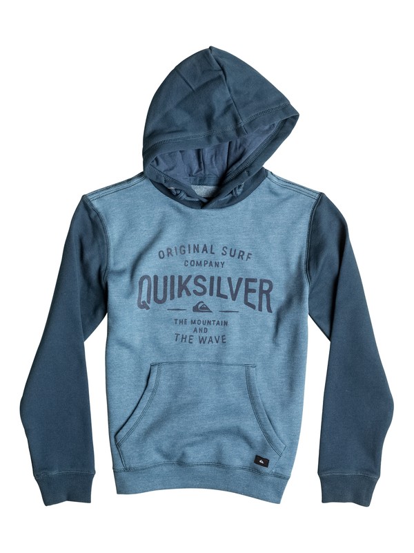 quiksilver, Ice Route Contrast - Hoodie, DARK DENIM (brq0) 0 Ice Route Contrast - Hoodie EQBFT03184 Quiksilver