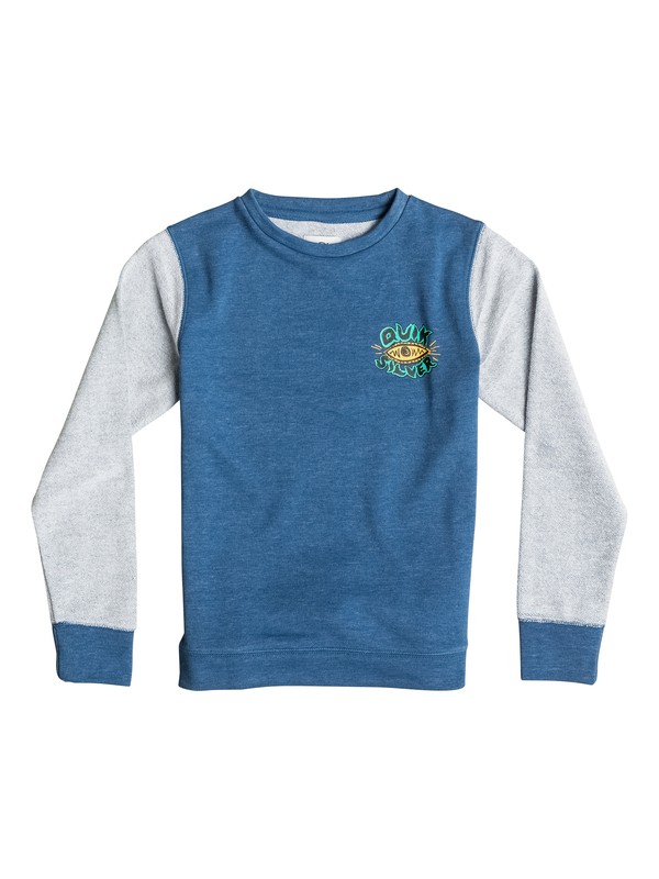 quiksilver, Visions Reverse Crew - Sweatshirt, DARK DENIM (brq0) 0 Visions Reverse Crew - Sweatshirt EQBFT03193 Quiksilver