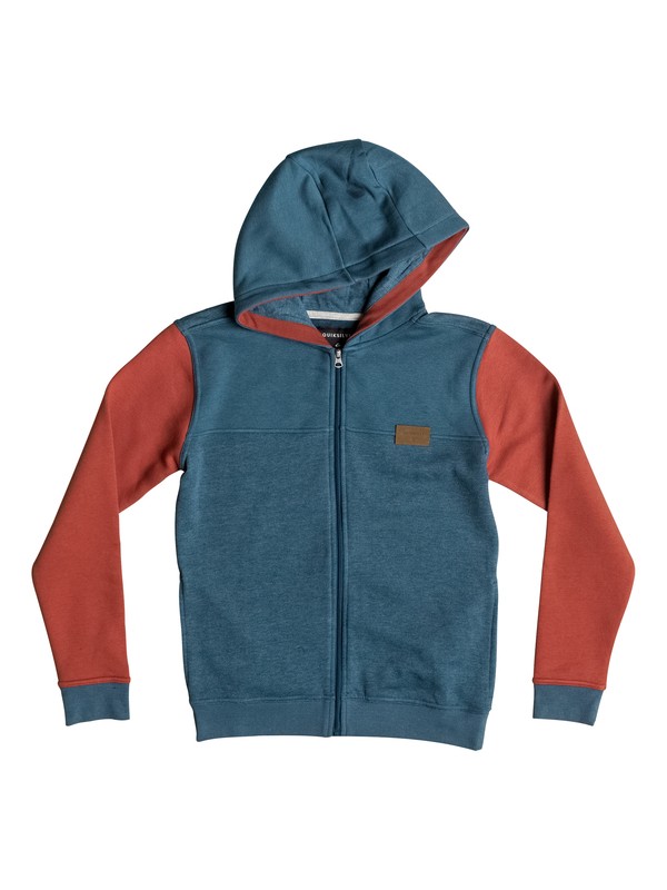 quiksilver, Iconic Science - Kapuzenpulli mit Reißverschluss, DARK DENIM HEATHER (brqh) 0 Iconic Science - Kapuzenpulli mit Reißverschluss EQBFT03246 Quiksilver