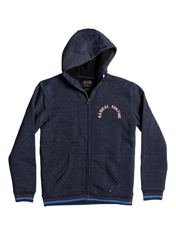 quiksilver, Radical Surfing Sherpa - Sweat à capuche zippé, NAVY BLAZER HEATHER (byjh) 0 Radical Surfing Sherpa - Sweat à capuche zippé EQBFT03258 Quiksilver