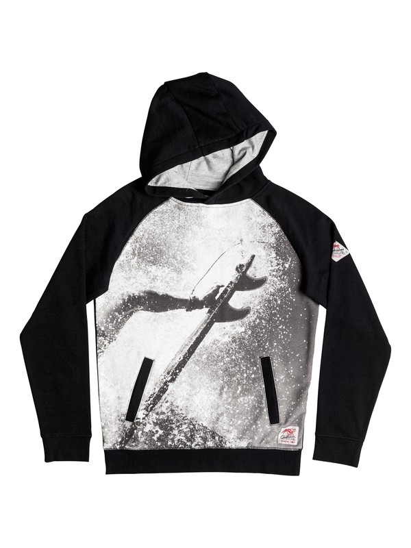 quiksilver, Yarn Bombing - Felpa con cappuccio, BLACK (kvj0) 0 Yarn Bombing - Felpa con cappuccio EQBFT03327 Quiksilver