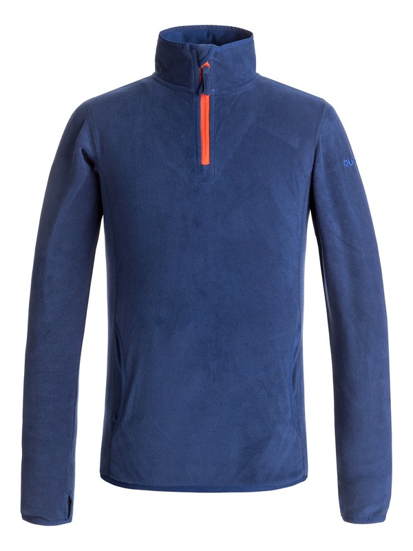 quiksilver, Aker - Funktioneller Pullover mit Reißverschluss, ESTATE BLUE (bsw0) 0 Aker - Funktioneller Pullover mit Reißverschluss EQBFT03366 Quiksilver