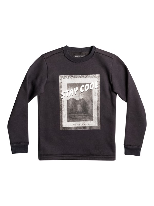 quiksilver, Stay Cool - Sweatshirt, TARMAC (kta0) 0 Stay Cool - Sweatshirt EQBFT03374 Quiksilver