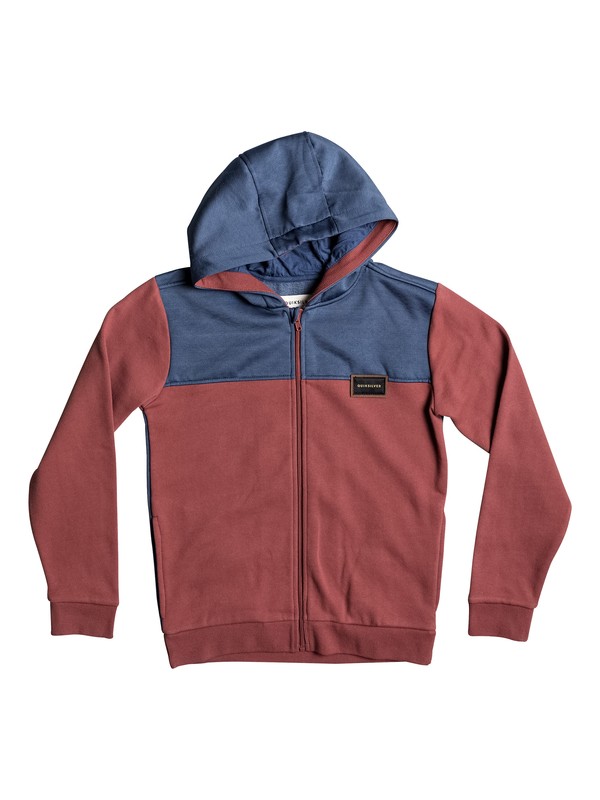 quiksilver, Thazi - Zip-Up Hoodie, APPLE BUTTER (cph0) 0 Thazi - Zip-Up Hoodie Brown EQBFT03375 Quiksilver