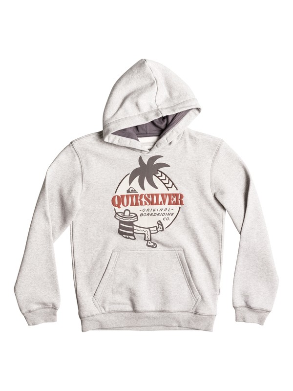 quiksilver, Myohla - Hoodie, LIGHT GREY HEATHER (sgrh) 0 Myohla - Hoodie Grau EQBFT03376 Quiksilver