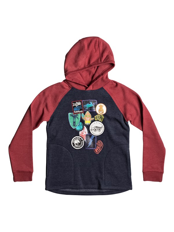 quiksilver, Minbu - Hoodie, NAVY BLAZER HEATHER (byjh) 0 Minbu - Hoodie Blue EQBFT03381 Quiksilver