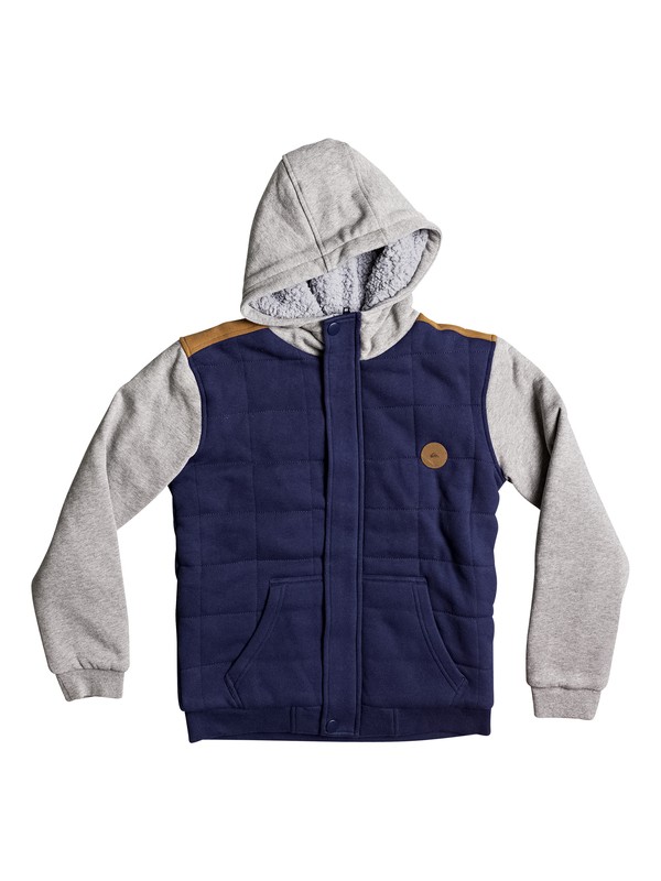 quiksilver, Chauk - Jersey Jacket, MEDIEVAL BLUE (bte0) 0 Chauk - Jersey Jacket EQBFT03382 Quiksilver