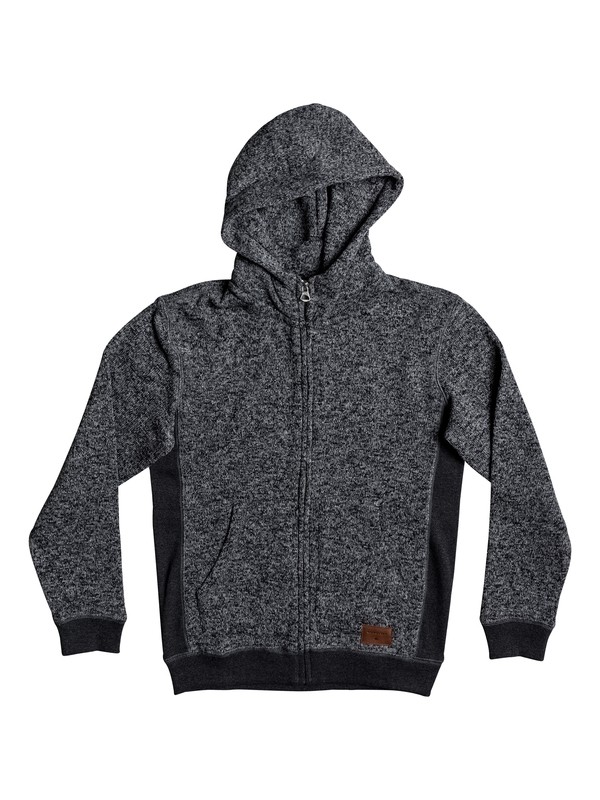 quiksilver, Boy's 8-16 Keller Zip-Up Hoodie, DARK GREY HEATHER (ktfh) 0 Boy's 8-16 Keller Zip-Up Hoodie Black EQBFT03388 Quiksilver
