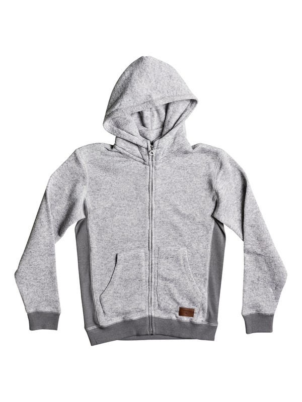 quiksilver, Толстовка на молнии Keller, LIGHT GREY HEATHER (sgrh) 0 Толстовка на молнии Keller Серый EQBFT03388 Quiksilver