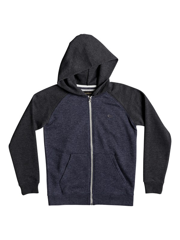quiksilver, Everyday - Sweat à capuche zippé, TARMAC (kta0) 0 Everyday - Sweat à capuche zippé Noir EQBFT03394 Quiksilver