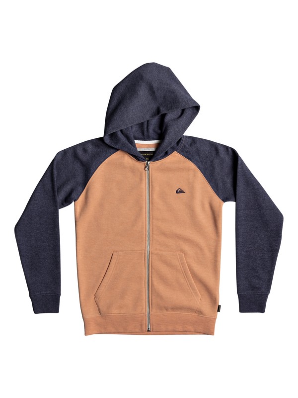quiksilver, Everyday - Hoodie met rits, CADMIUM ORANGE HEATHER (nhjh) 0 Everyday - Hoodie met rits Orange EQBFT03394 Quiksilver
