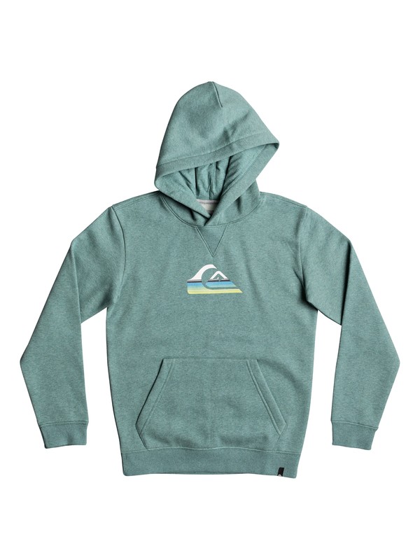 quiksilver, Big Logo - Hoodie, TRELLIS HEATHER (bkwh) 0 Big Logo - Hoodie Blue EQBFT03396 Quiksilver