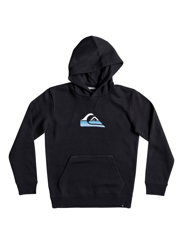 quiksilver, Boy's 8-16 Big Logo Hoodie, BLACK (ktww) 0 Boy's 8-16 Big Logo Hoodie Black EQBFT03396 Quiksilver