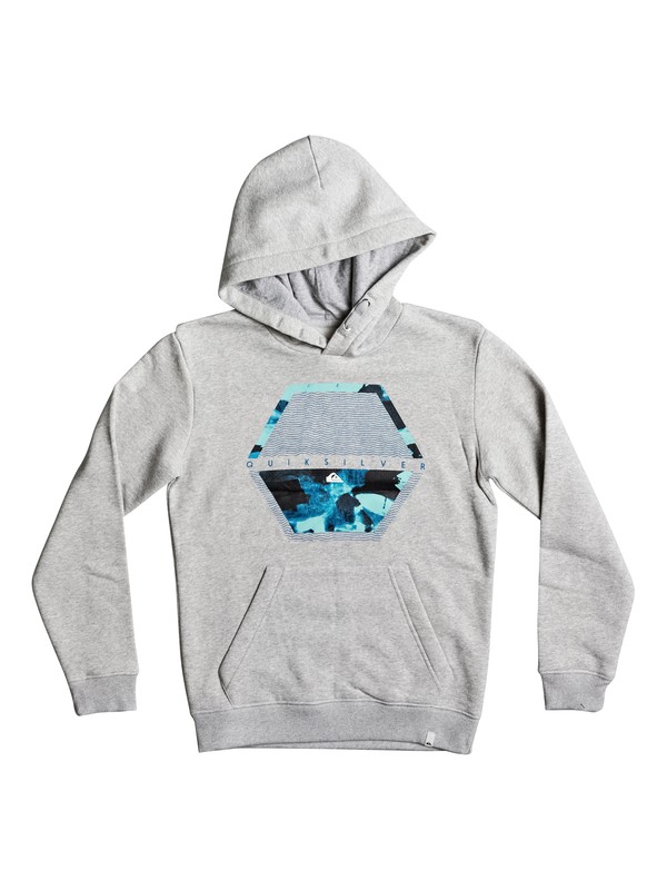 quiksilver, Comfort Place - Sweat à capuche, LIGHT GREY HEATHER (sgrh) 0 Comfort Place - Sweat à capuche Gris EQBFT03401 Quiksilver