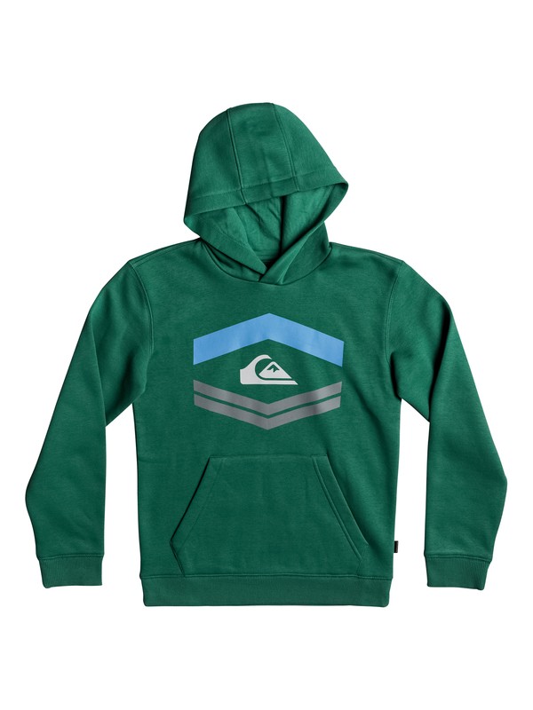 quiksilver, Boy's 8-16 New Port Roca Hoodie, FIR (gqb0) 0 Boy's 8-16 New Port Roca Hoodie Green EQBFT03405 Quiksilver