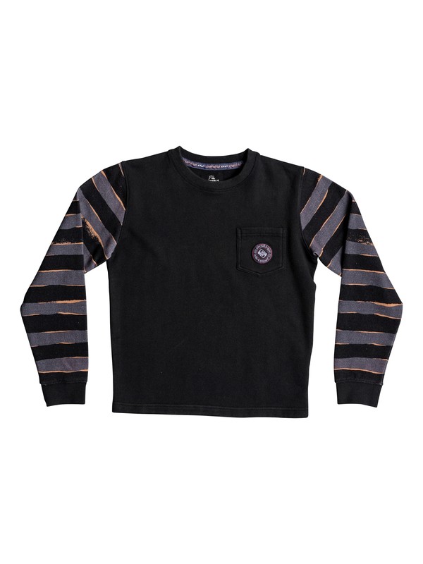quiksilver, Wave Runner - Sweat, BLACK (kvj0) 0 Wave Runner - Sweat Noir EQBFT03425 Quiksilver