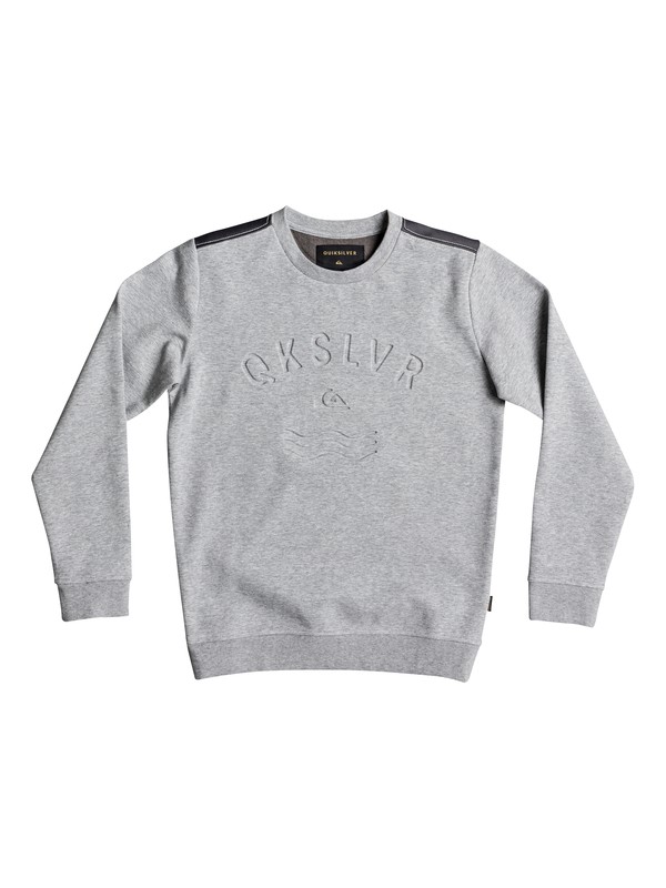 quiksilver, Dubell - Sweatshirt, LIGHT GREY HEATHER (sjsh) 0 Dubell - Sweatshirt Grey EQBFT03428 Quiksilver