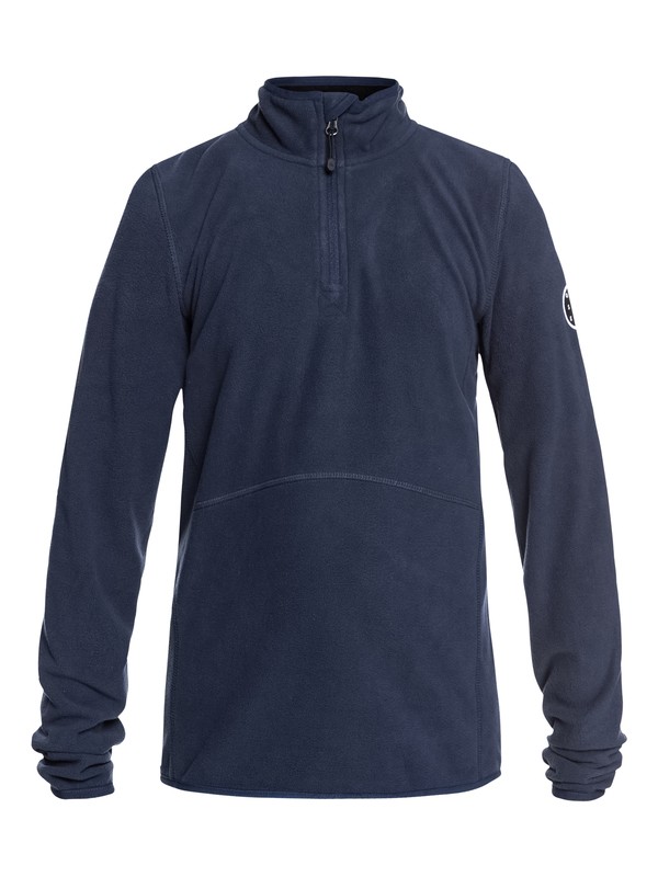 quiksilver, Aker - Technical Half-Zip Fleece, DRESS BLUES (btk0) 0 Aker - Technical Half-Zip Fleece EQBFT03439 Quiksilver
