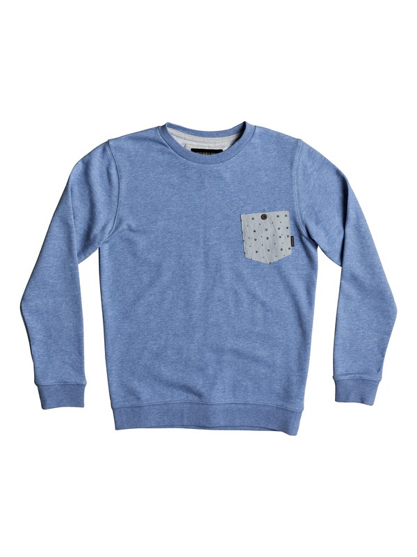 quiksilver, Calgara - Sudadera, BRIGHT COBALT (bpc0) 0 Calgara - Sudadera Azul EQBFT03444 Quiksilver