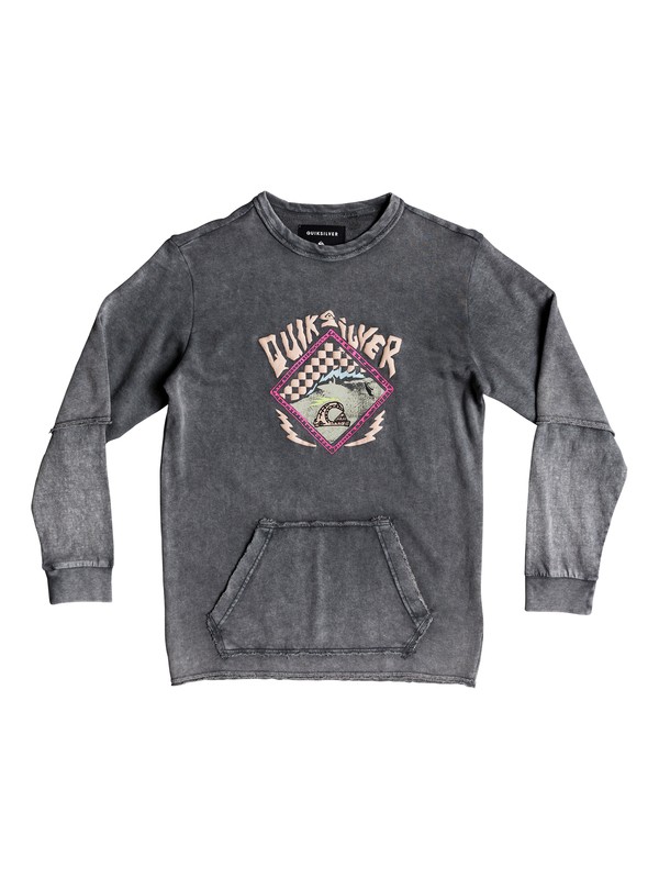 quiksilver, HB Checks - Sudadera, IRON GATE (kzm0) 0 HB Checks - Sudadera EQBFT03454 Quiksilver