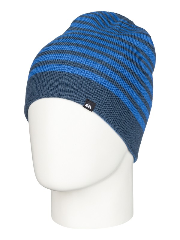 quiksilver, Boys 8-16 Preference Reversible Beanie, OLYMPIAN BLUE (bqz0) 0 Boys 8-16 Preference Reversible Beanie EQBHA03003 Quiksilver