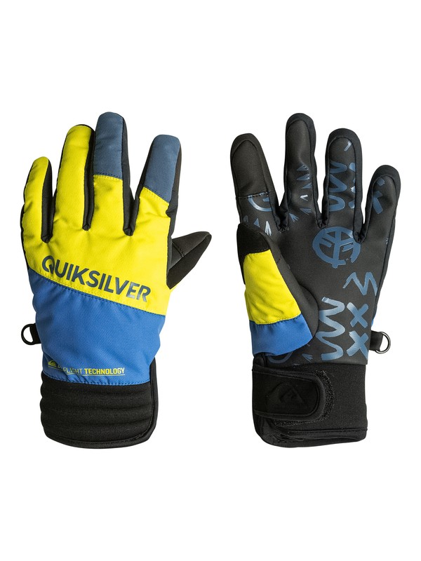 quiksilver, Boys 8-16 Method Pipe Gloves, OLYMPIAN BLUE (bqz0) 0 Boys 8-16 Method Pipe Gloves EQBHN03002 Quiksilver