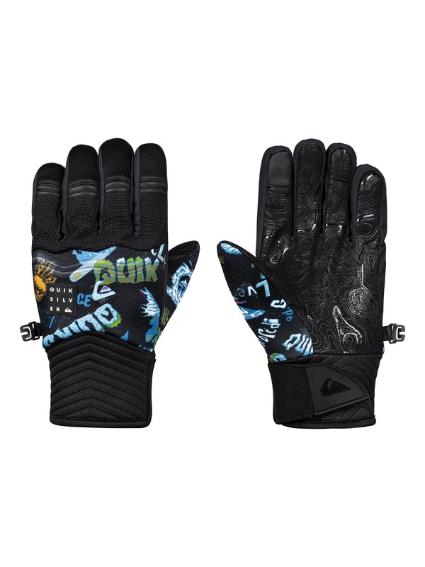 quiksilver, Method - Guantes para esquí/snowboard, DAPHNE BLUE_A DAY AT THE MOUNT (bqc5) 0 Method - Guantes para esquí/snowboard EQBHN03022 Quiksilver