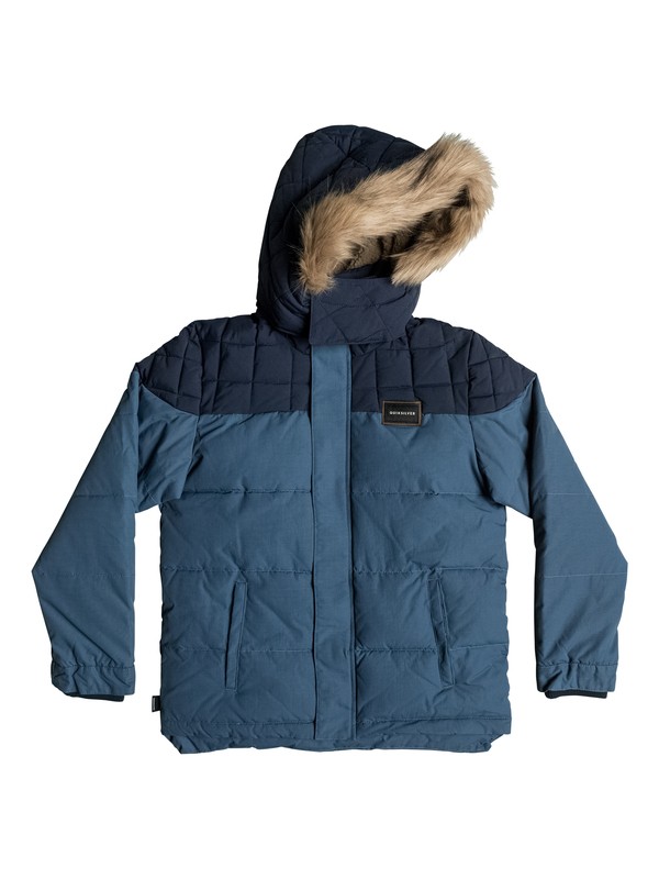 quiksilver, Red Bud Quilted - Parka Corta, DARK DENIM (brq0) 0 Red Bud Quilted - Parka Corta EQBJK03066 Quiksilver