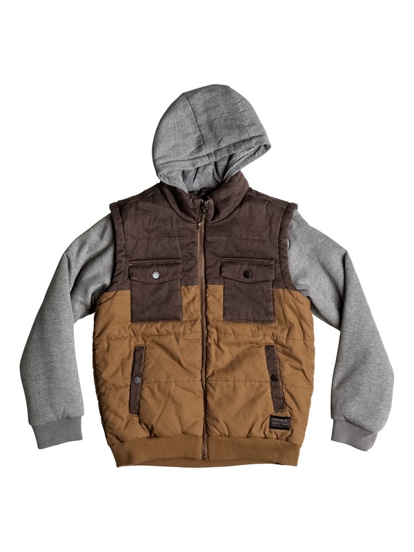 quiksilver, Orkney - Chaqueta, BEAR (cqf0) 0 Orkney - Chaqueta Marron EQBJK03074 Quiksilver