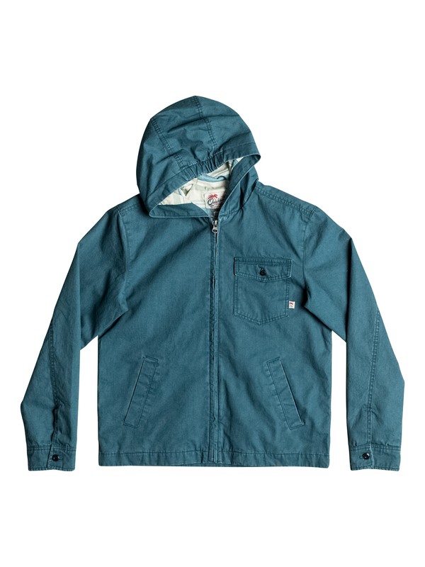 quiksilver, Maxson Shore - Veste à capuche, INDIAN TEAL (bqk0) 0 Maxson Shore - Veste à capuche Bleu EQBJK03116 Quiksilver