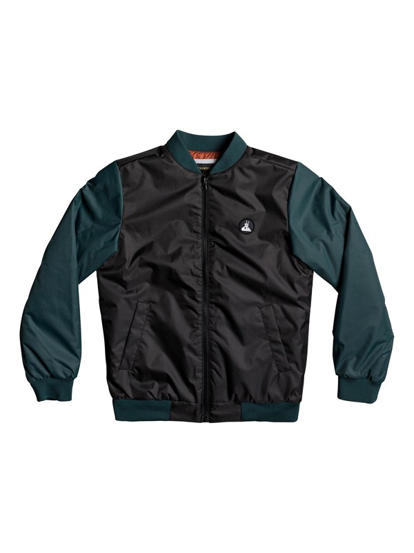 quiksilver, Batang - Veste bomber déperlant, BLACK (kvj0) 0 Batang - Veste bomber déperlant Noir EQBJK03123 Quiksilver
