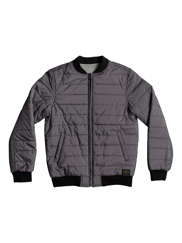 quiksilver, Darkfield - Reversible Bomber Jacket, BLACK (kvj0) 0 Darkfield - Reversible Bomber Jacket Black EQBJK03140 Quiksilver