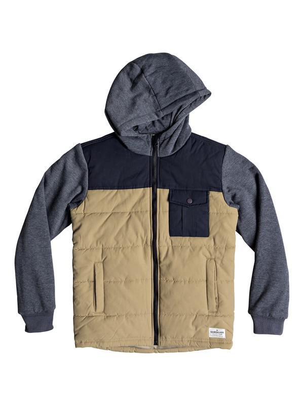 quiksilver, Oha You - Chaqueta con capucha, PLAGE (ckk0) 0 Oha You - Chaqueta con capucha Marron EQBJK03157 Quiksilver