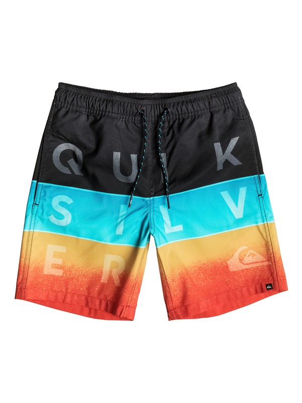 quiksilver, Word Blocked 15" - Short de bain, WORD BLOCK HI OCEAN (bmj6) 0 Word Blocked 15" - Short de bain EQBJV03027 Quiksilver
