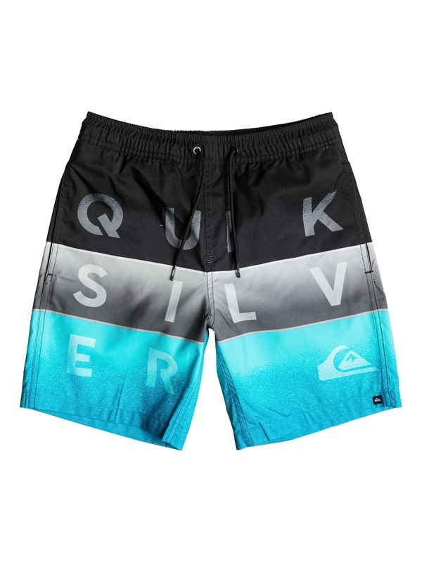 quiksilver, Word Blocked 15" - Bañador, WORD BLOCK BLACK (kvj6) 0 Word Blocked 15" - Bañador Negro EQBJV03027 Quiksilver