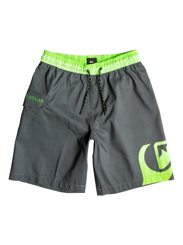 quiksilver, Side Swipe 17" - Short de bain, SIDE SWIPE DARK SHADOW (krp6) 0 Side Swipe 17" - Short de bain Noir EQBJV03028 Quiksilver