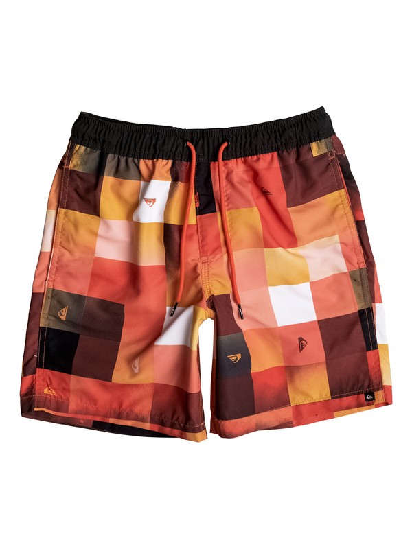 quiksilver, Check Mark 15" - Short de bain, NASTURTICM (mkm6) 0 Check Mark 15" - Short de bain Rose EQBJV03096 Quiksilver
