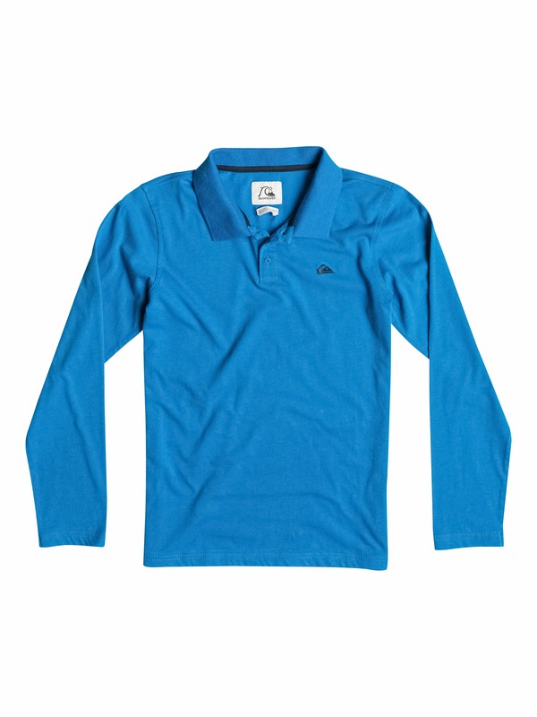 quiksilver, Moss Side - Polo manches longues, VICTORIA BLUE (bqn0) 0 Moss Side - Polo manches longues EQBKT03027 Quiksilver