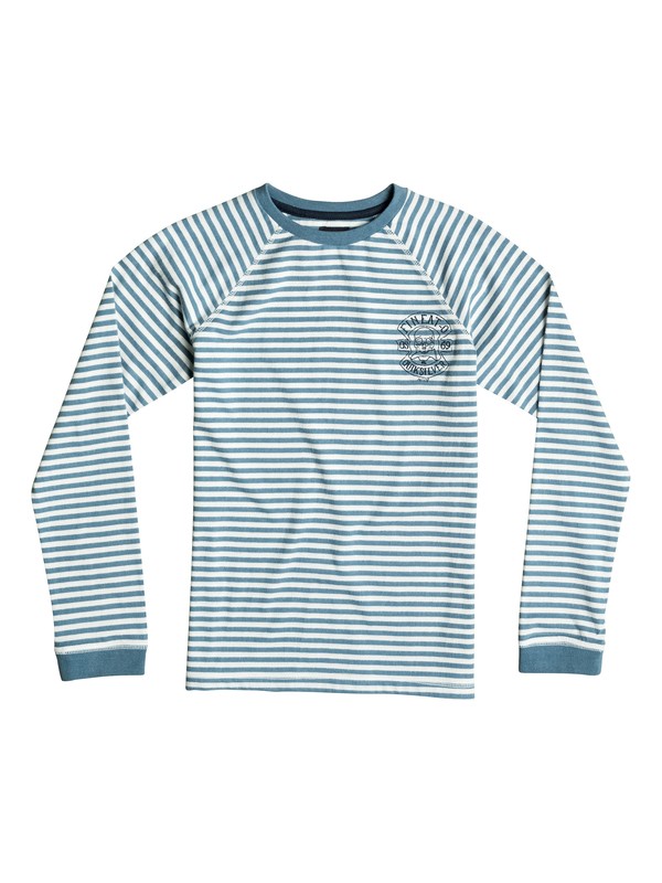 quiksilver, Fin Eat Stripe - Camiseta de Manga Larga, CAPTAINS BLUE (bme0) 0 Fin Eat Stripe - Camiseta de Manga Larga EQBKT03064 Quiksilver