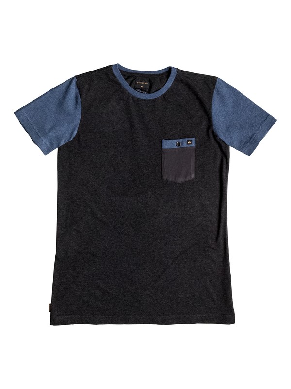 quiksilver, Baysic - Pocket T-Shirt, ANTHRACITE HEATHER (kvjh) 0 Baysic - Pocket T-Shirt EQBKT03074 Quiksilver