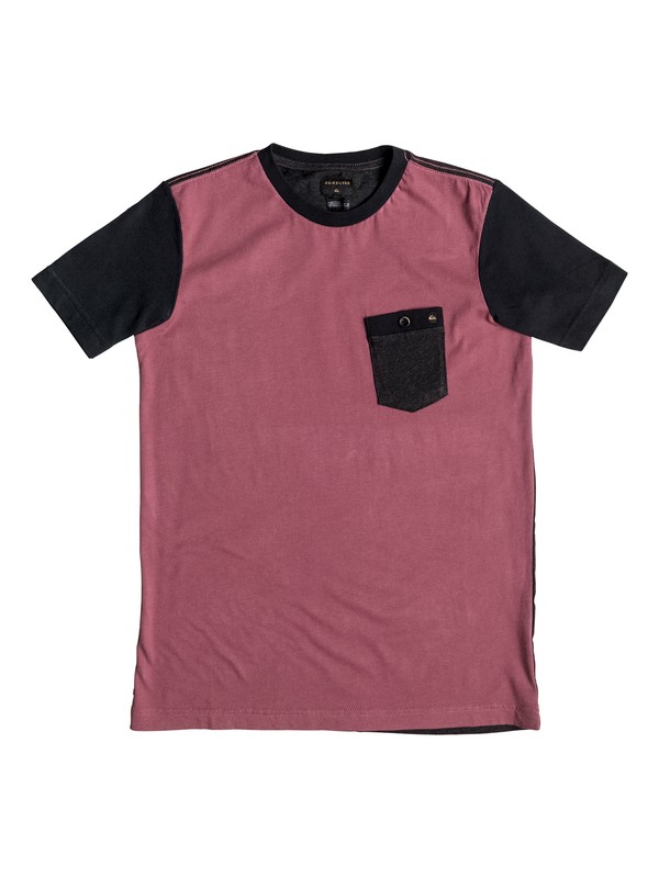 quiksilver, Baysic - Tee-Shirt à poche, WILD GINGER (rpv0) 0 Baysic - Tee-Shirt à poche Rouge EQBKT03074 Quiksilver