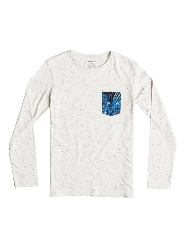quiksilver, Loose Change - Tee-Shirt à manches longues, SNOW WHITE (wbk0) 0 Loose Change - Tee-Shirt à manches longues Blanc EQBKT03081 Quiksilver