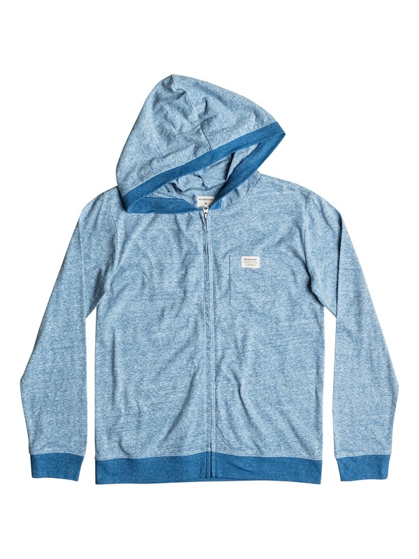 quiksilver, Ice Man - Zip-Up Hooded Top, VALLARTA BLUE (byh0) 0 Ice Man - Zip-Up Hooded Top EQBKT03107 Quiksilver