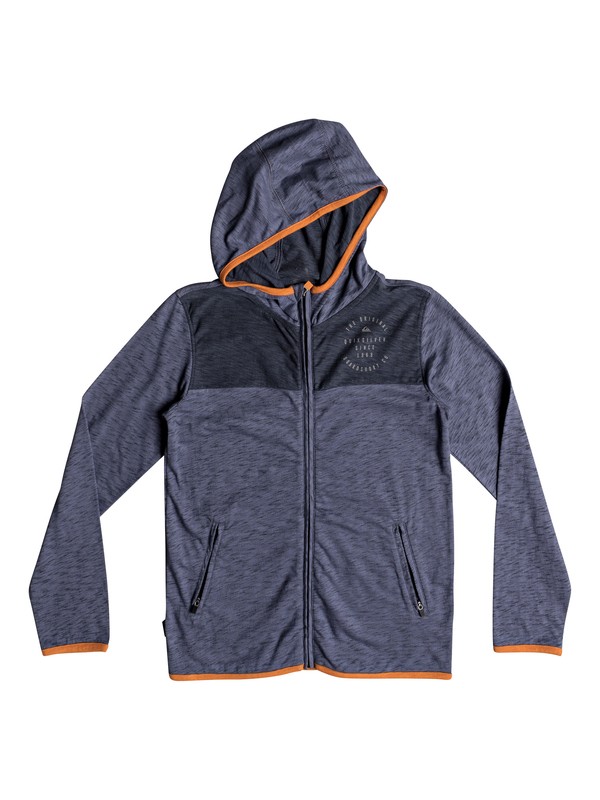 quiksilver, Kalaha - Sweat à capuche zippé, BLUE NIGHTS HEATHER (bsth) 0 Kalaha - Sweat à capuche zippé Bleu EQBKT03162 Quiksilver