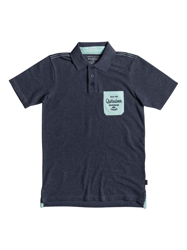 quiksilver, Puaku - Polo Shirt, NAVY BLAZER HEATHER (byjh) 0 Puaku - Polo Shirt Blue EQBKT03166 Quiksilver